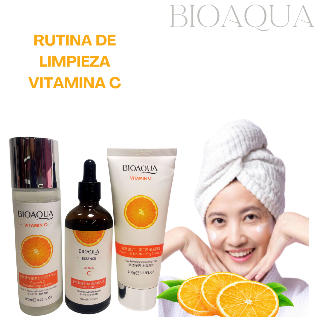 RUTINA DE LIMPIEZA VITAMINA C